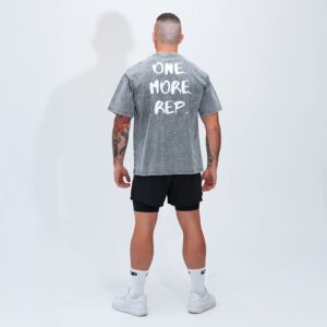 Camiseta oversized 'One more Rep'