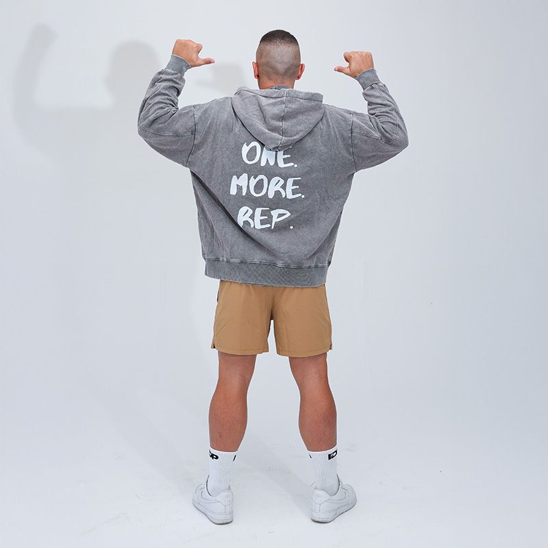 Sudadera Acid Wash Hoodie – One More Rep