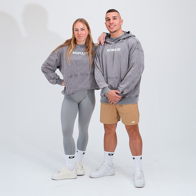 Sudadera - Acid Wash Hoodie "One More Rep" - Imagen 5