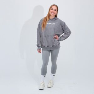 Sudadera - Acid Wash Hoodie "One More Rep"
